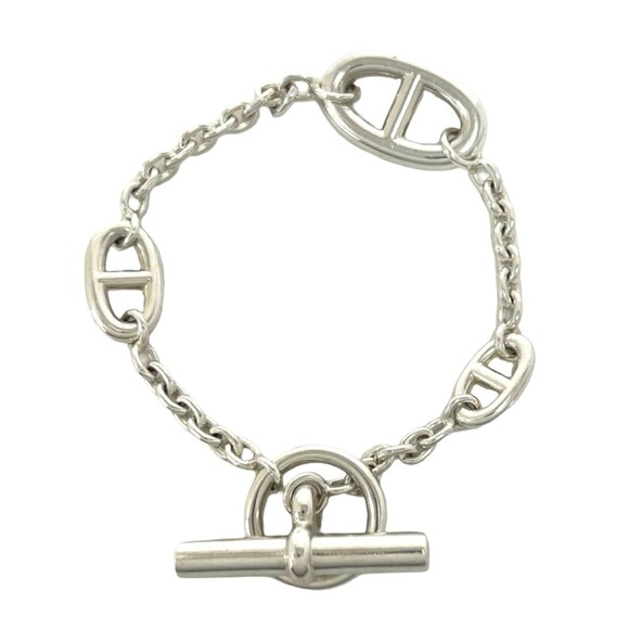 HERMES Jewelry - HERMES Chaine d'Ancre Farandole LG Bracelet, Sterling Silver 925, Men's Acces...